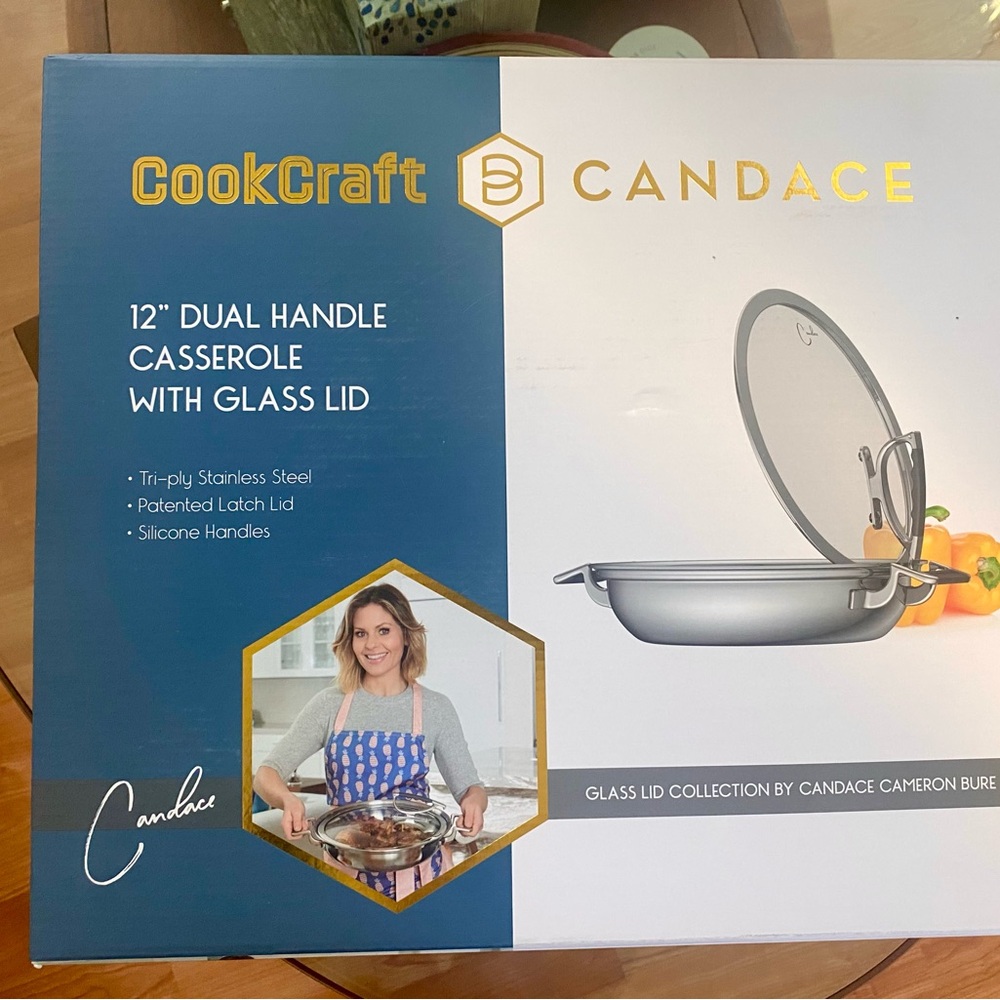 Candace Cameron Bure Cookware Set - Blue and White